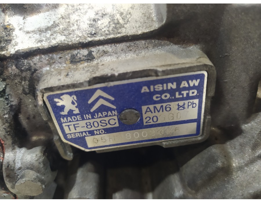 Recambio de caja cambios para peugeot 407 2.7 hdi fap cat (uhz / dt17ted4) referencia OEM IAM 20GG07  