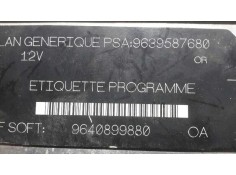 Recambio de centralita motor uce para peugeot 206 berlina 1.9 diesel referencia OEM IAM 9640899880 9639587680  2
