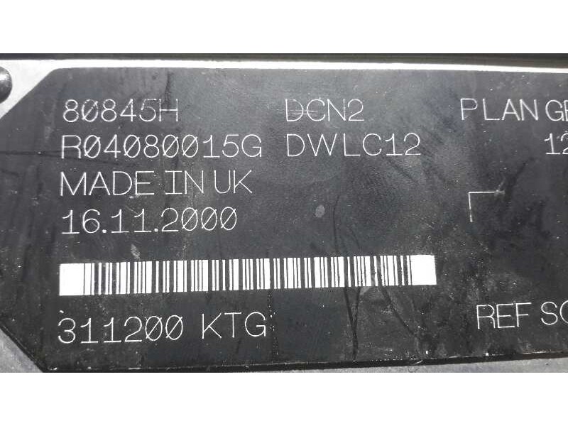 Recambio de centralita motor uce para peugeot 206 berlina 1.9 diesel referencia OEM IAM 9640899880 9639587680 