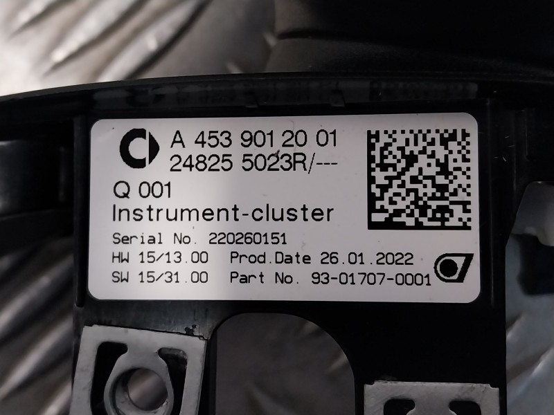 Recambio de cuadro instrumentos para smart forfour eq referencia OEM IAM A4539012001  248255023R