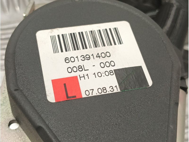 Recambio de cinturon seguridad delantero izquierdo para volkswagen touareg (7l6) 2.5 tdi dpf referencia OEM IAM 601391400  