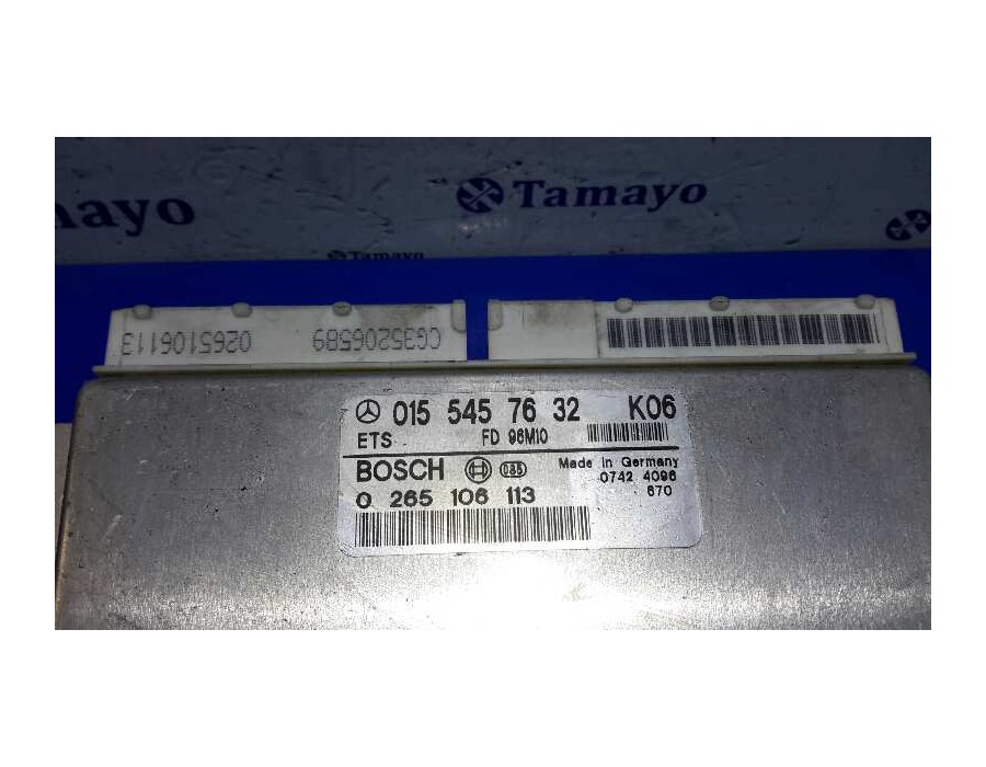 Recambio de centralita abs para mercedes-benz clase e (w210) berlina diesel 3.0 diesel cat referencia OEM IAM 0155457632  026510