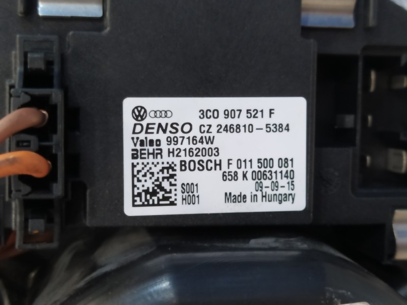 Recambio de motor calefaccion para volkswagen tiguan (5n1) 2.0 tdi referencia OEM IAM 3C1820015N 3C0907521F CZ0160600866