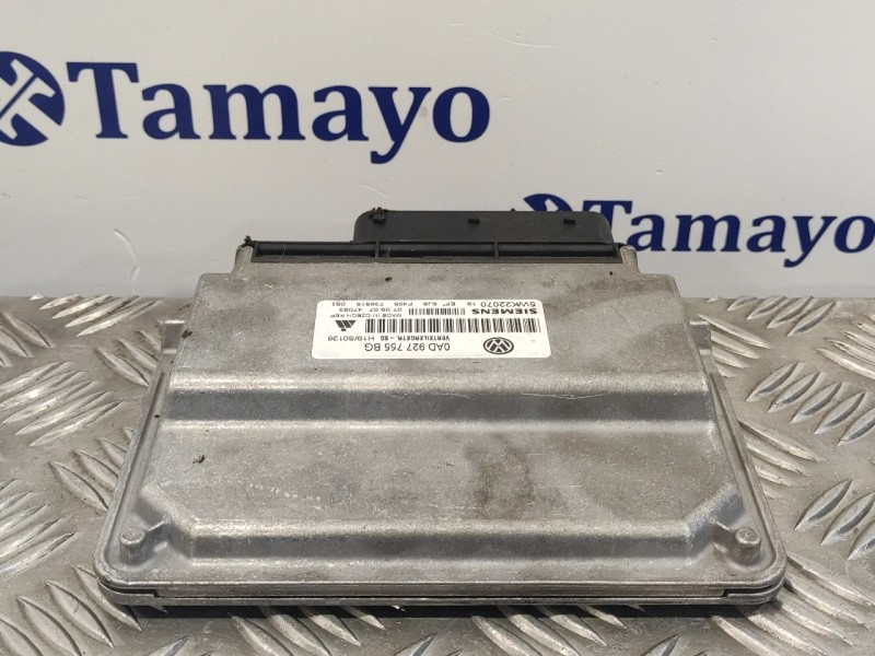 Recambio de centralita cambio automatico para volkswagen touareg (7l6) 2.5 tdi dpf referencia OEM IAM 0AD927755BG  5WK22070