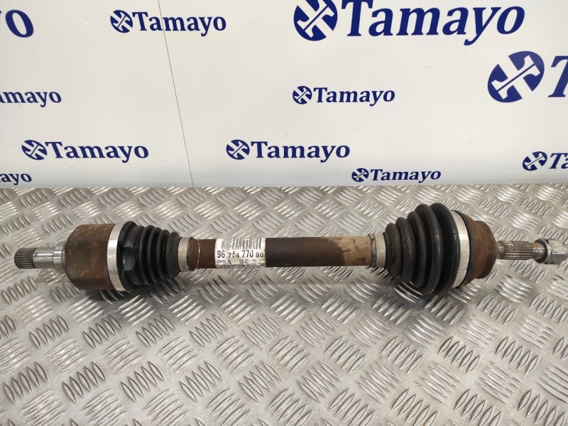 Recambio de transmision delantera izquierda para citroën c4 cactus 1.6 e-hdi fap referencia OEM IAM 9677477080  