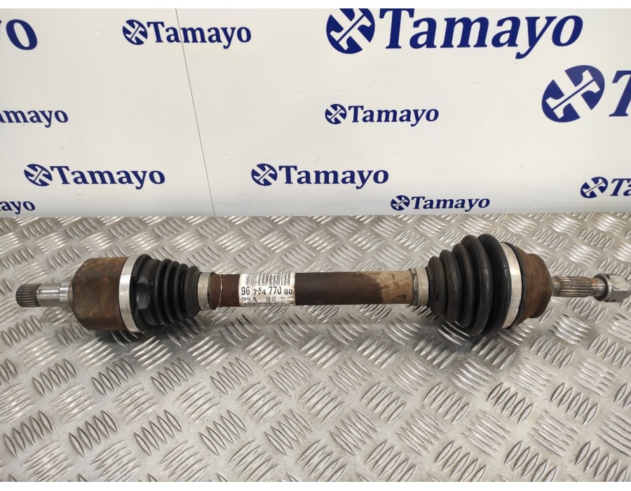 Recambio de transmision delantera izquierda para citroën c4 cactus 1.6 e-hdi fap referencia OEM IAM 9677477080  
