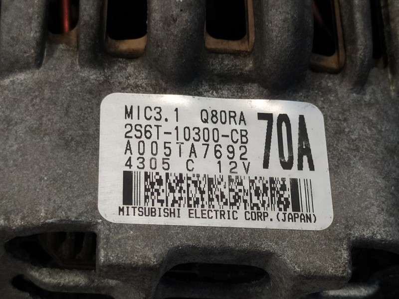 Recambio de alternador para ford fiesta (cbk) 1.4 16v cat referencia OEM IAM 2S6T10300CB  A005TA7692