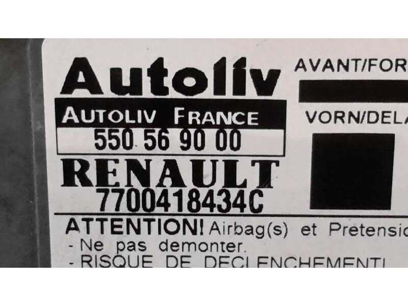 Recambio de centralita airbag para renault scenic (ja..) referencia OEM IAM 7700418434C  550569000