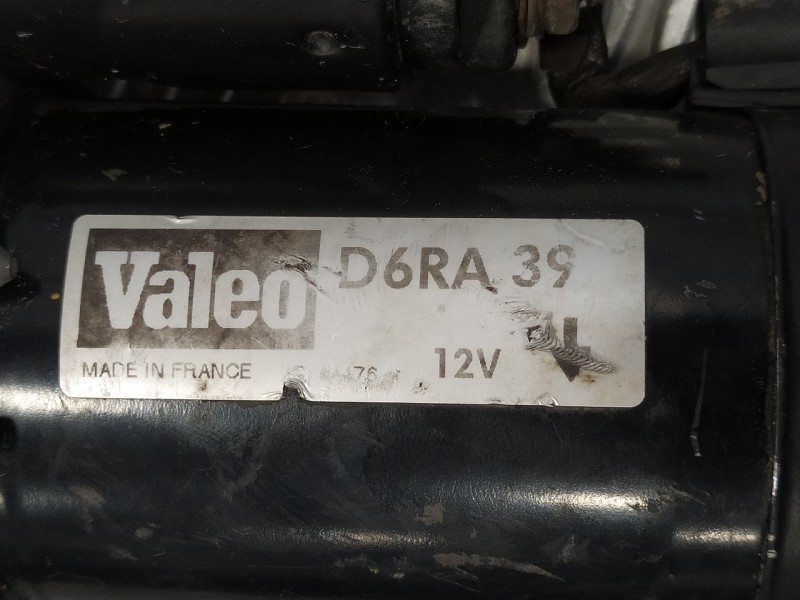 Recambio de motor arranque para fiat panda referencia OEM IAM D6RA39  433325