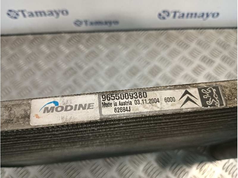 Recambio de condensador / radiador aire acondicionado para citroën c3 pluriel referencia OEM IAM 9655009380  