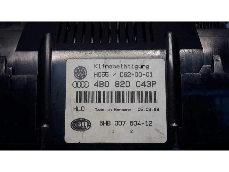 Recambio de mando climatizador para audi a6 berlina (4b2) 1.8 20v turbo referencia OEM IAM 4B0820043P  5HB00760412