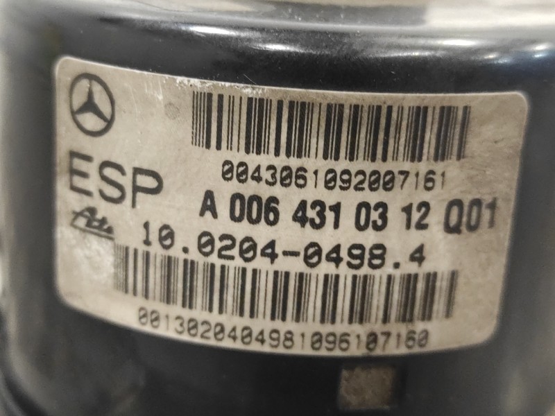 Recambio de abs para mercedes-benz clase c (w203) berlina referencia OEM IAM A0365454032  10092515843