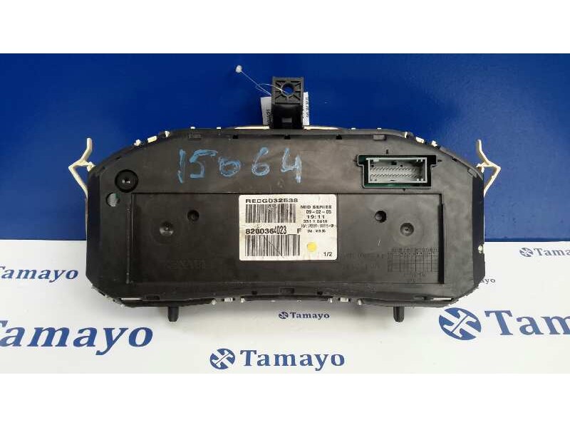 Recambio de cuadro instrumentos para renault megane ii berlina 3p 1.6 16v referencia OEM IAM 8200364023 8200364023F 35110419