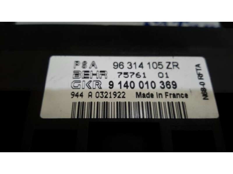 Recambio de mando climatizador para citroën xsara picasso referencia OEM IAM 96314105ZR 75761 9140010369