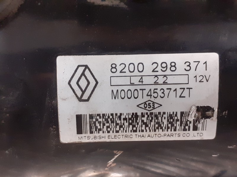 Recambio de motor arranque para renault modus 1.4 16v referencia OEM IAM 8200298371  M000T45371ZT
