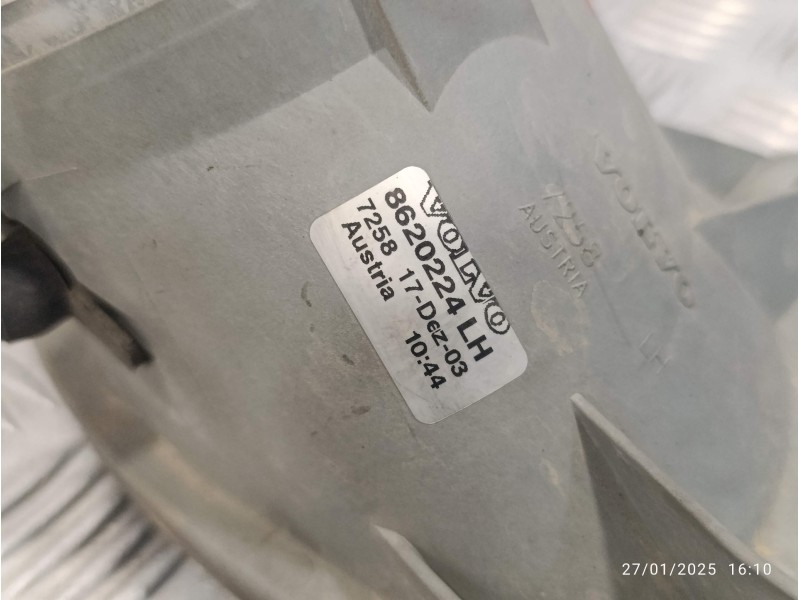 Recambio de faro antiniebla izquierdo para volvo s80 berlina referencia OEM IAM 8620224LH  