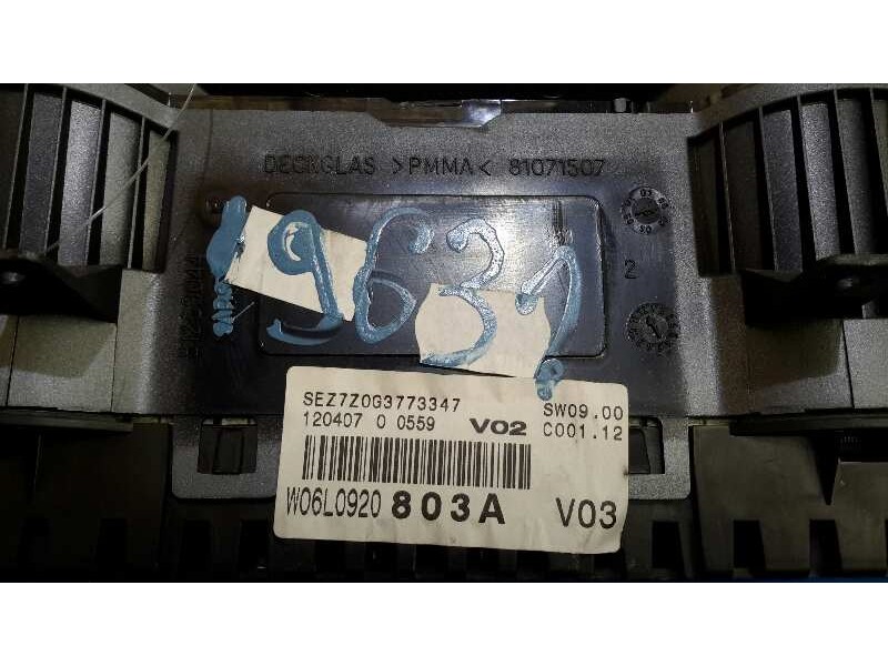 Recambio de cuadro instrumentos para seat ibiza (6l1) 1.9 tdi referencia OEM IAM W06L0920803A  11008010404A