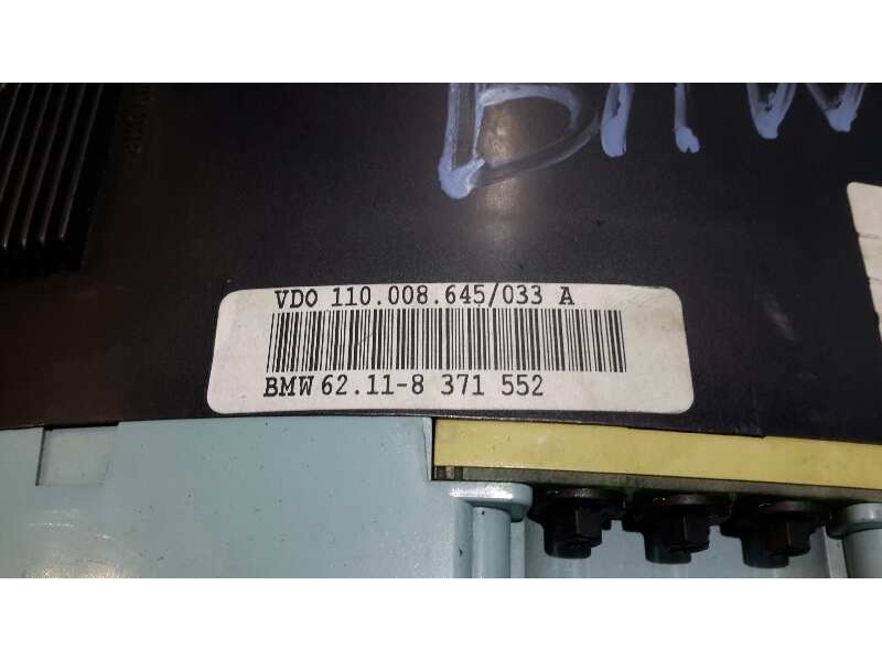 Recambio de cuadro instrumentos para bmw serie 3 compacto (e36) 1.6 cat referencia OEM IAM 62118371552  110008645033A