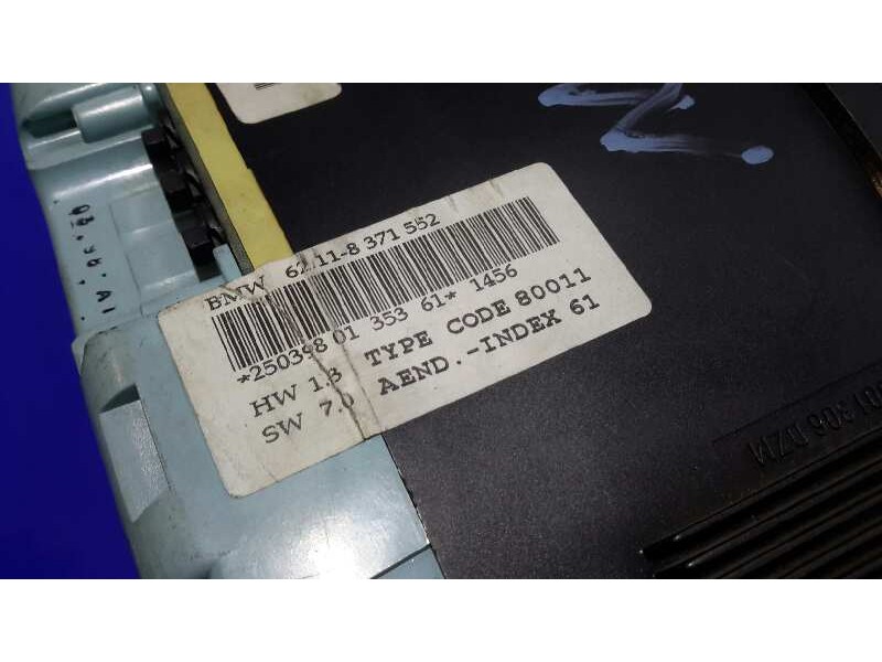 Recambio de cuadro instrumentos para bmw serie 3 compacto (e36) 1.6 cat referencia OEM IAM 62118371552  110008645033A