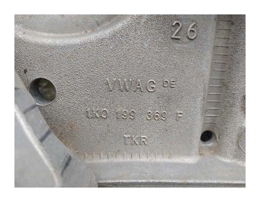 Recambio de puente delantero para volkswagen golf vi (5k1) 1.6 tdi dpf referencia OEM IAM 1K0199369F 1K0199295E 1K0199296E