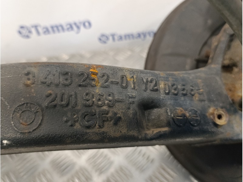 Recambio de mangueta trasera derecha para bmw x3 (e83) 3.0 turbodiesel cat referencia OEM IAM 341325201  201969F