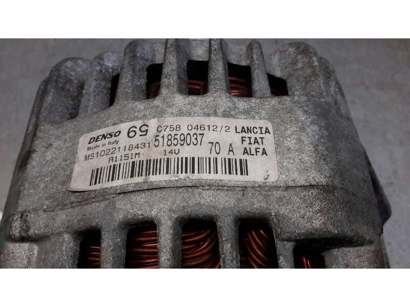 Recambio de alternador para fiat punto (evo) (199) 1.4 cat referencia OEM IAM 51859037 R115IM MS1022118431