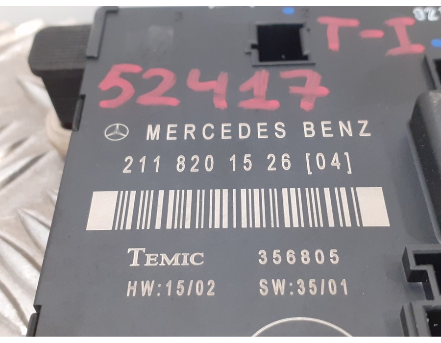 Recambio de modulo electronico para mercedes-benz clase e (w211) berlina 2.6 cat referencia OEM IAM 2118201526  211820152604