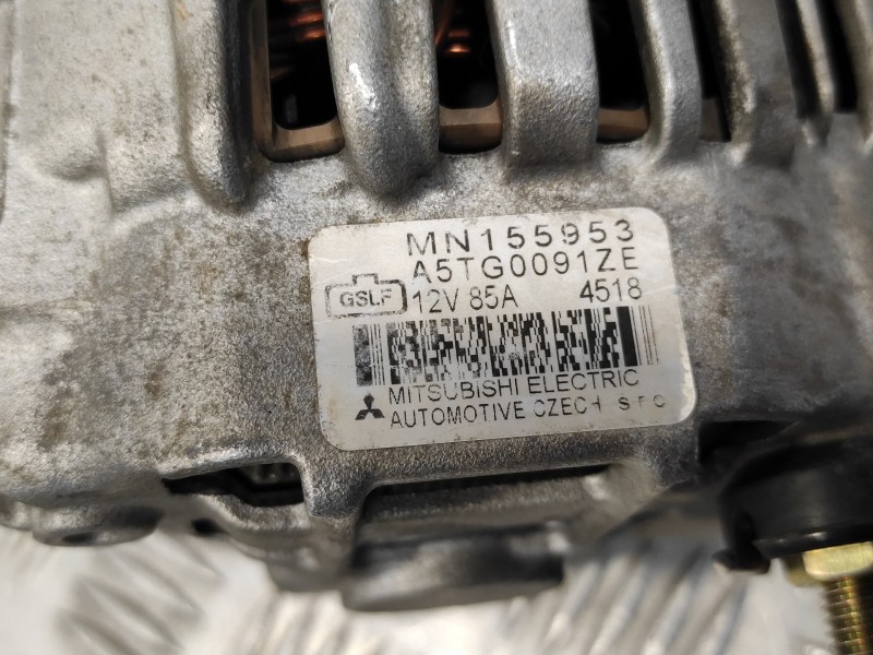 Recambio de alternador para mitsubishi colt berlina 5 (z30a) 1.3 atlantis referencia OEM IAM MN155953  A5TG0091ZE