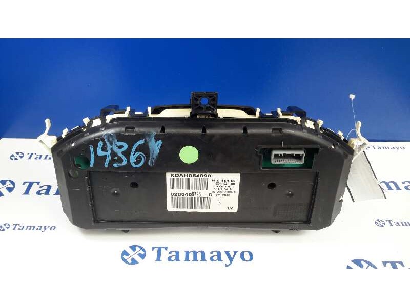Recambio de cuadro instrumentos para renault megane i berlina hatchback (ba0) referencia OEM IAM 8200408798D 141627 KDAH054898