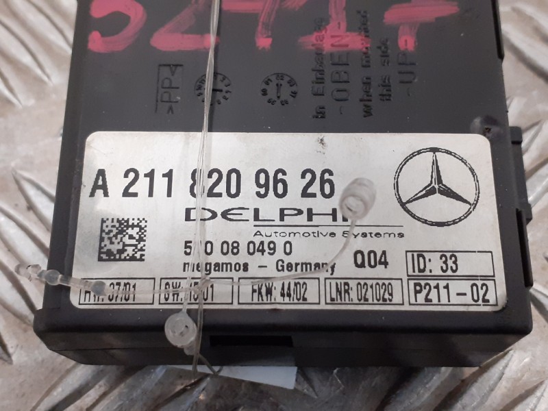Recambio de modulo electronico para mercedes-benz clase e (w211) berlina 2.6 cat referencia OEM IAM A2118209626  510080490