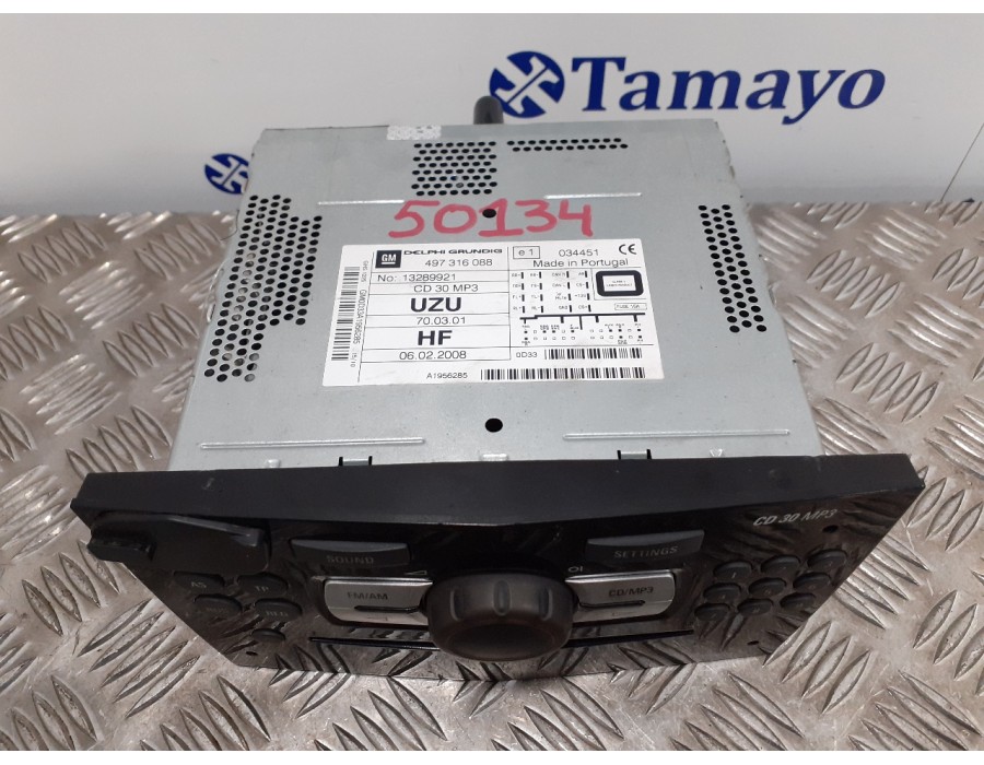 Recambio de sistema audio / radio cd para opel corsa d 1.3 16v cdti referencia OEM IAM 497316088  13289921