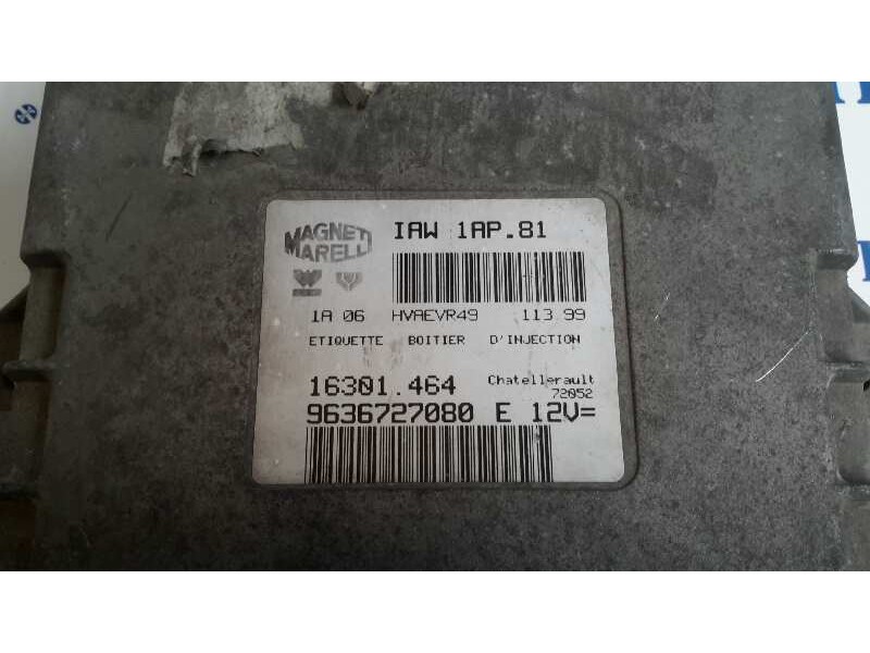 Recambio de centralita motor uce para peugeot 206 berlina 1.4 referencia OEM IAM 9636727080E  