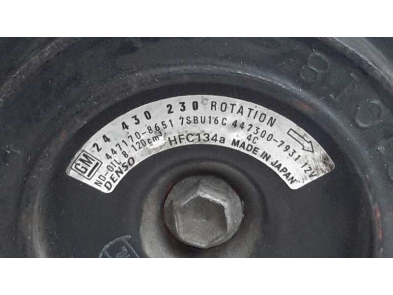 Recambio de compresor aire acondicionado para opel zafira a 1.8 16v referencia OEM IAM 4472208600  