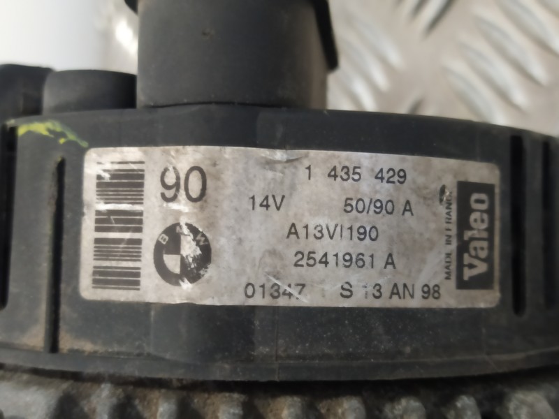 Recambio de alternador para bmw serie 3 berlina (e46) 1.9 cat referencia OEM IAM 1435429 2541961A A13VI190