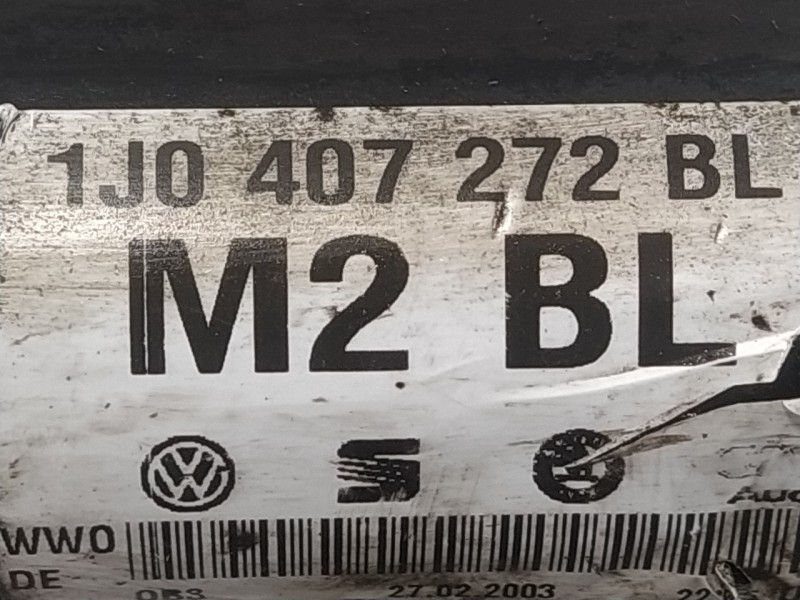 Recambio de transmision delantera derecha para skoda octavia berlina (1u2) referencia OEM IAM 1J0407272BL  