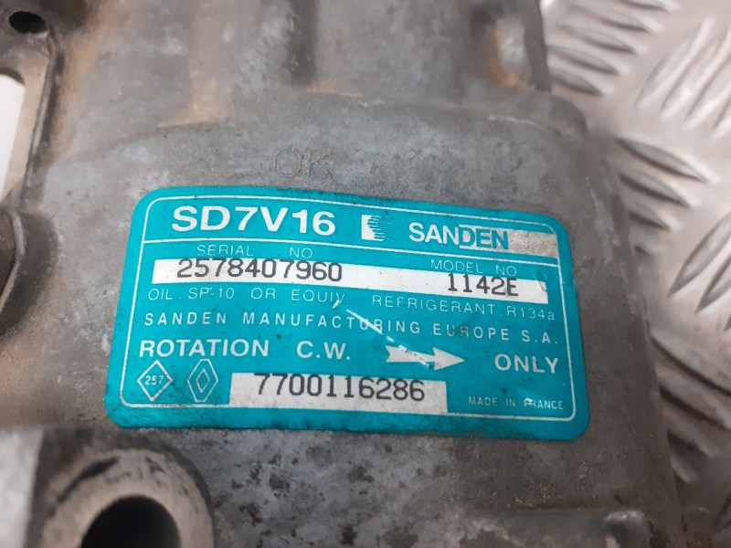 Recambio de compresor aire acondicionado para volvo v40 familiar 1.9 diesel referencia OEM IAM SD7V161142E  7700116286