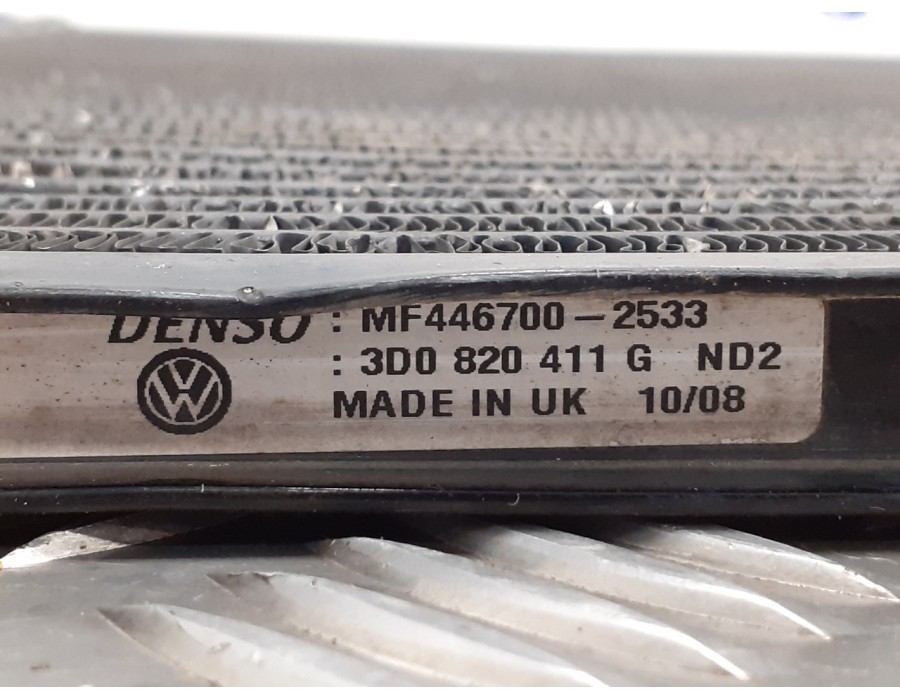 Recambio de condensador / radiador aire acondicionado para volkswagen phaeton (3d2/3d8) 3.2 v6 24v referencia OEM IAM 3D0820411G