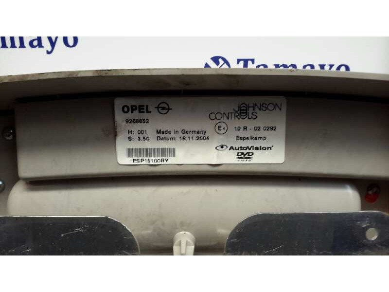 Recambio de sistema dvd para opel meriva 1.7 16v cdti referencia OEM IAM 9268652  