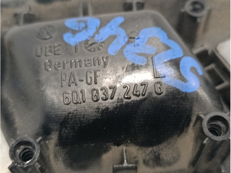 Recambio de maneta interior delantera izquierda para volkswagen polo (9n1) 1.9 sdi referencia OEM IAM 6Q1837247G  