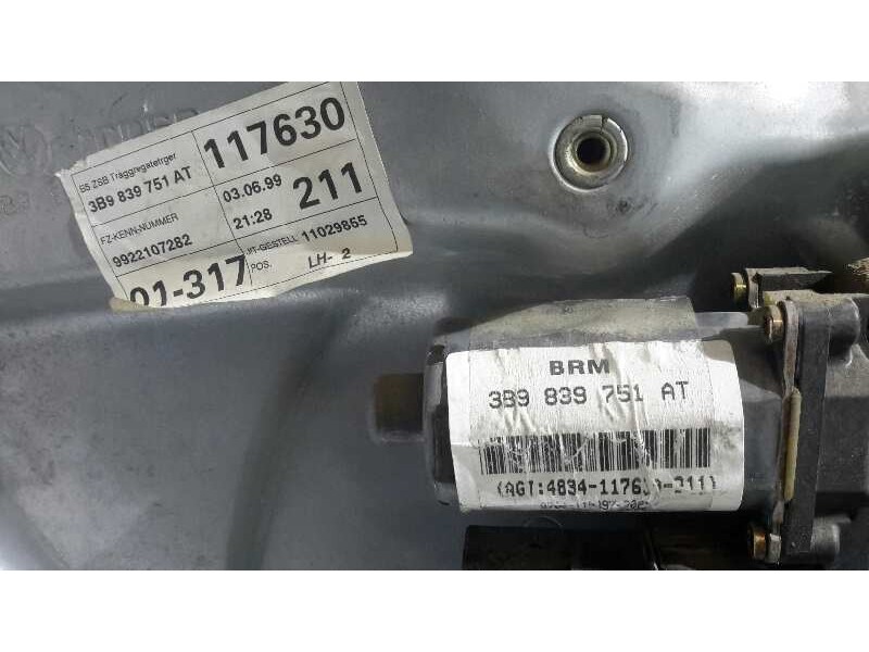 Recambio de elevalunas trasero izquierdo para volkswagen passat berlina (3b2) referencia OEM IAM 9776101439203 152294 