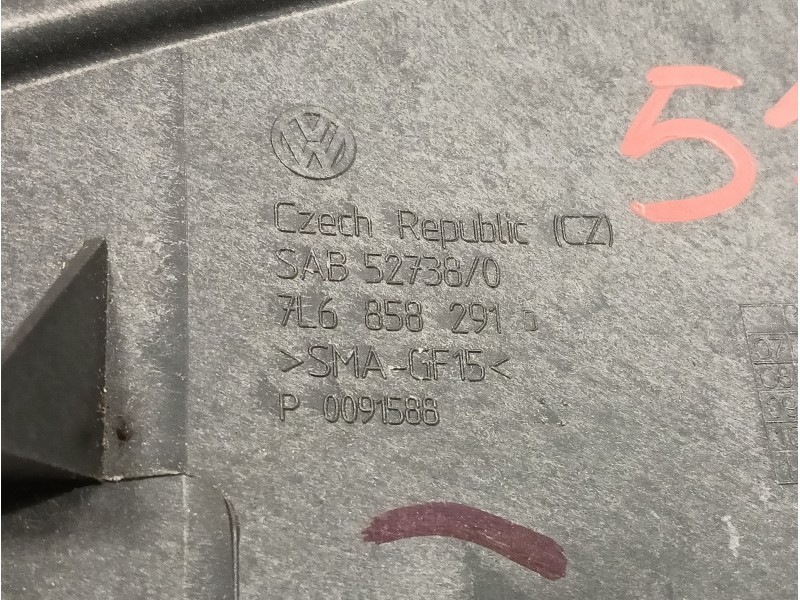 Recambio de moldura para volkswagen touareg (7l6) 2.5 tdi dpf referencia OEM IAM 7L6858291  