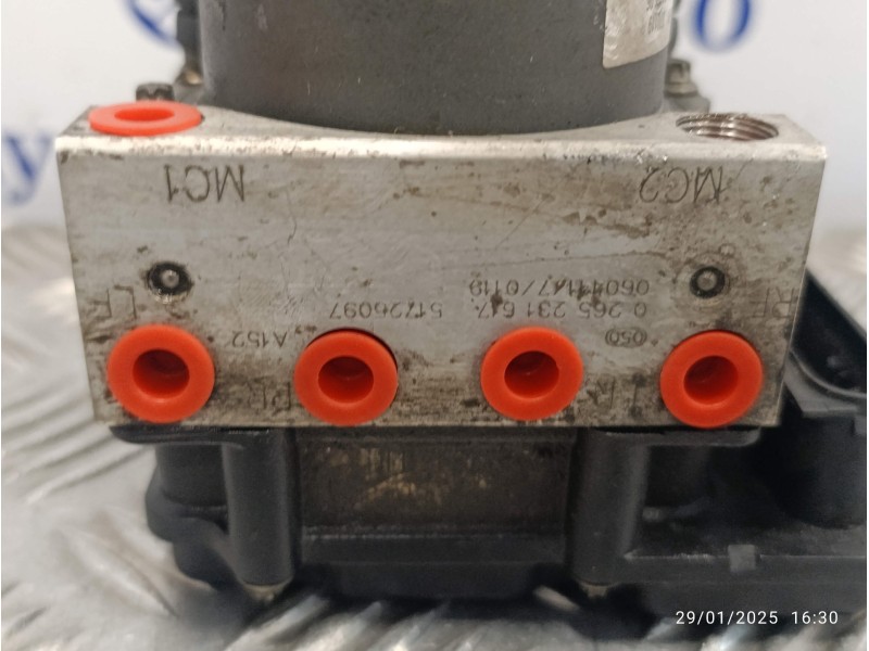 Recambio de abs para fiat ducato caja cerrada 33 (06.2006 =>) referencia OEM IAM 0265231617 0265800461 51725097