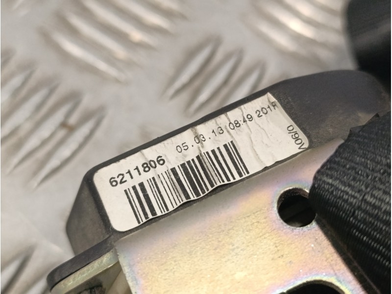 Recambio de cinturon seguridad trasero derecho para seat leon (5f1) 1.6 tdi referencia OEM IAM 6211806  