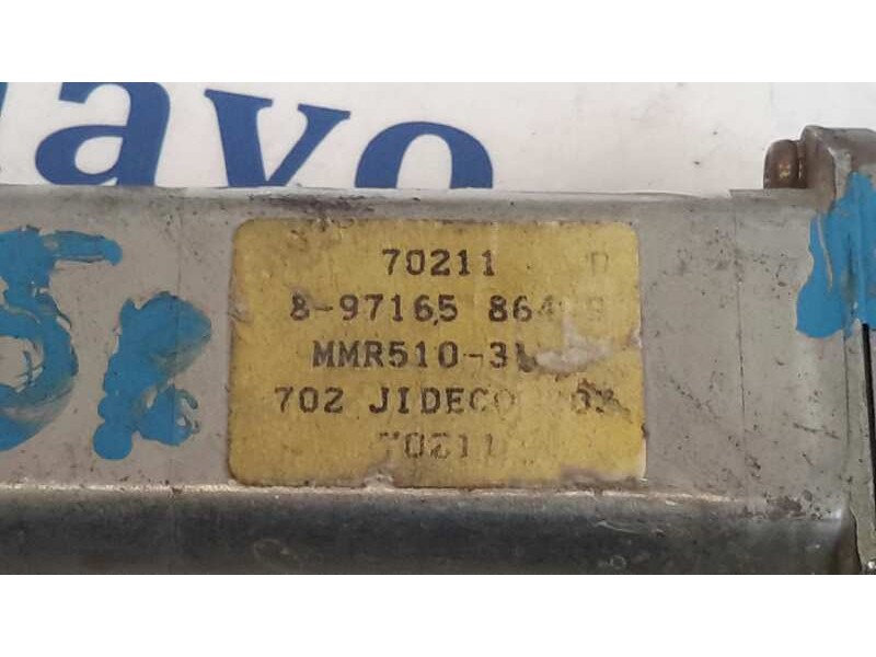 Recambio de elevalunas delantero izquierdo para opel monterey referencia OEM IAM 89716586 154170 