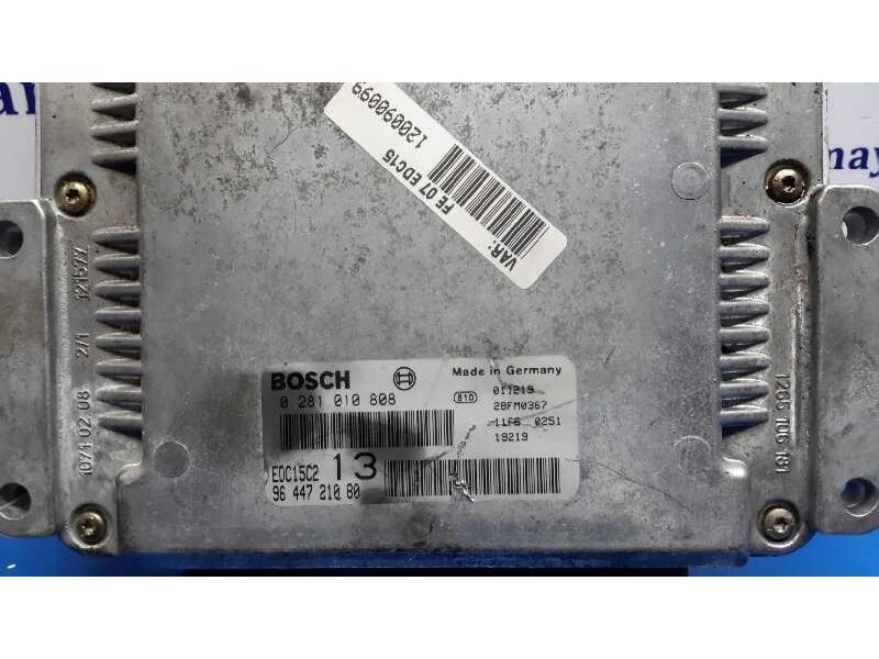 Recambio de centralita motor uce para citroën c5 break referencia OEM IAM 0281010808 EDC15C213 9644721080
