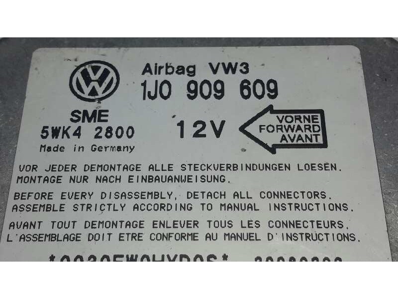 Recambio de centralita airbag para volkswagen golf iv berlina (1j1) 1.9 tdi referencia OEM IAM 1J0909609  5WK42800