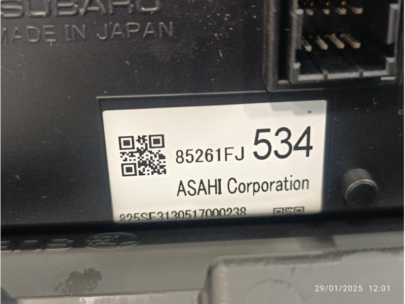 Recambio de pantalla multifuncion para subaru xv 2.0 cat referencia OEM IAM 85261FJ534  