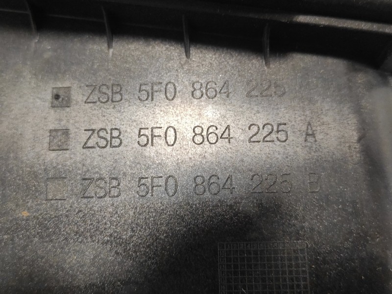 Recambio de moldura para seat leon (5f1) 1.6 tdi referencia OEM IAM 5F0864225 5F0864225B 5F0864225A