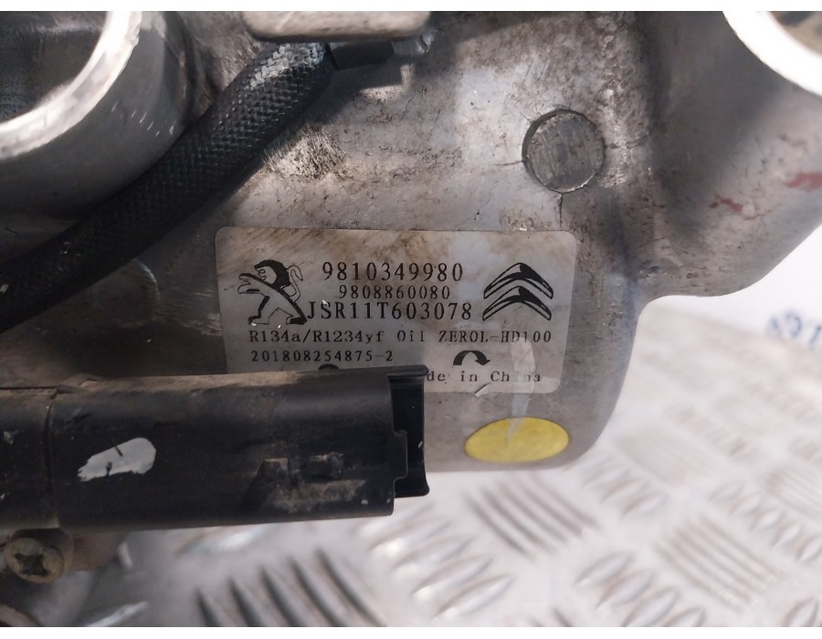 Recambio de compresor aire acondicionado para peugeot 208 1.2 12v vti referencia OEM IAM 9808860080 JSR11T603078 9810349980