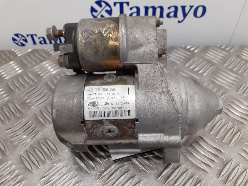 Recambio de motor arranque para smart micro compact car 600cc referencia OEM IAM 0003188V007  A0051512601